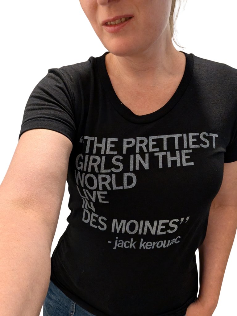 Raygun Jack Kerouac Des Moines Tee Nwt Fits S/M — image 2 of 8